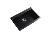 Black Granite - Quartz Stone Kitchen Sink 790*495*200